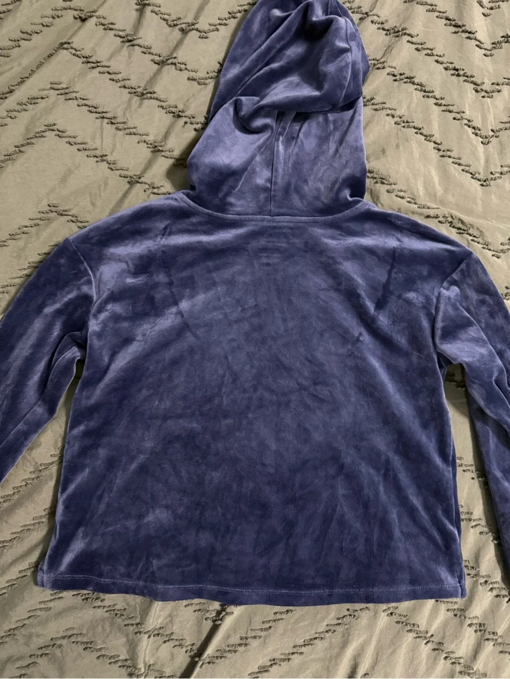 Justice Navy Blue Hoodie & Jogger Set with Gold Accents